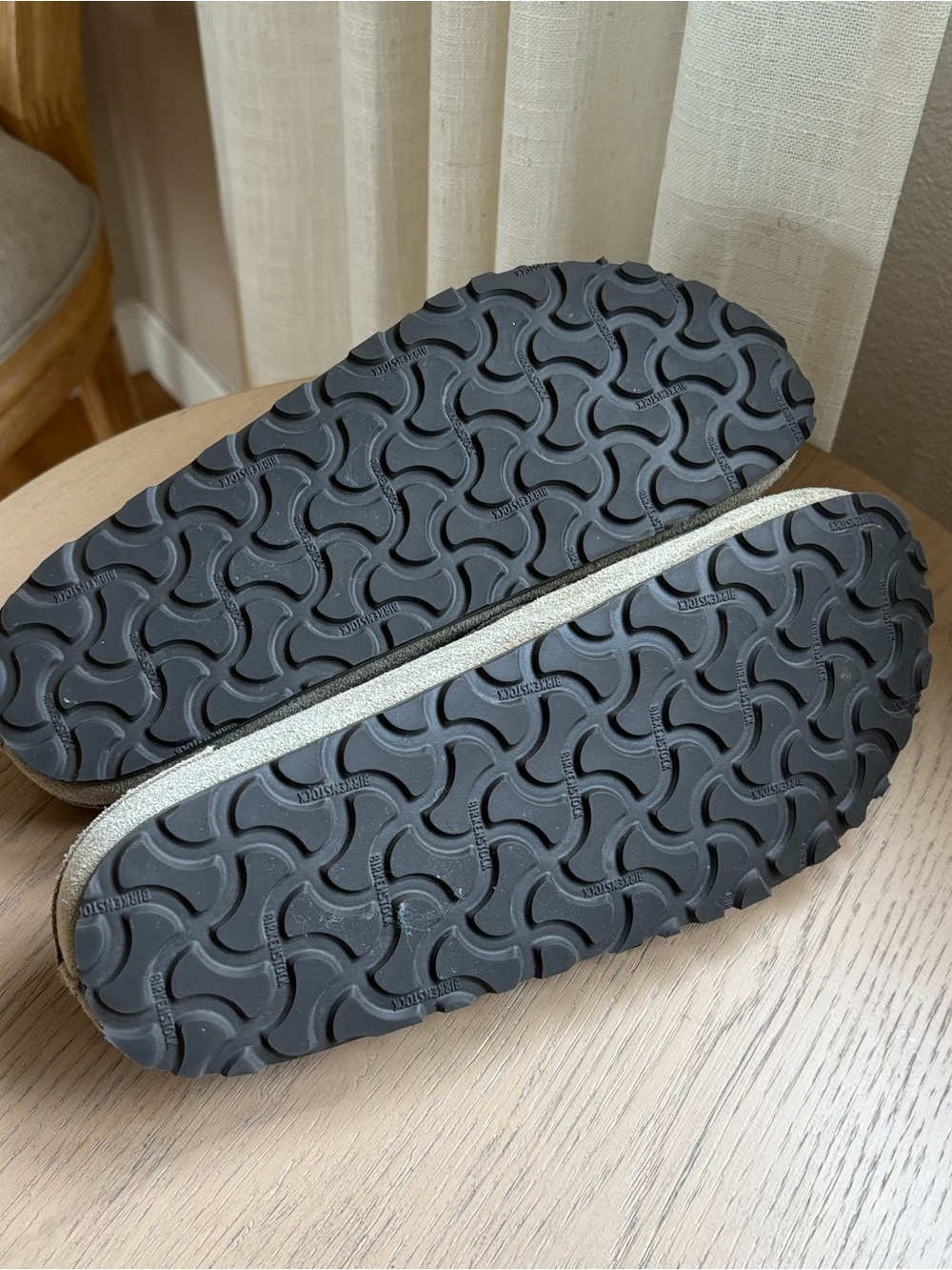 Women’s Birkenstock Naples leather clog 39 Gray Taupe - Picture 5 of 5